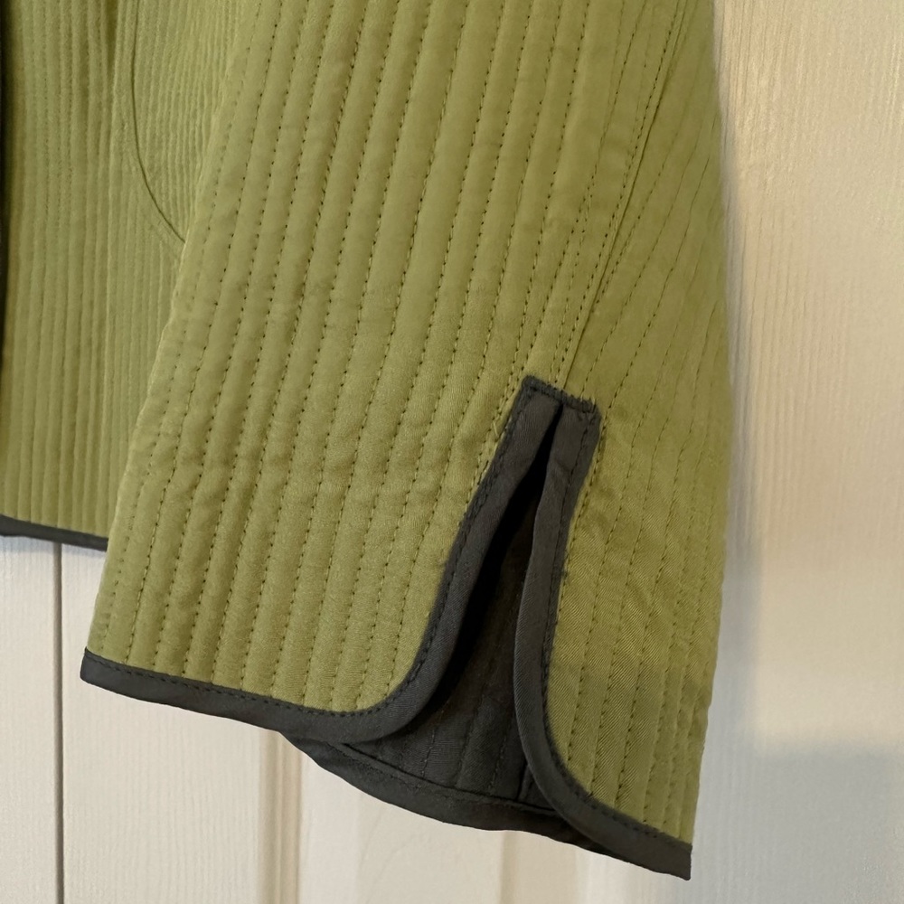 Sigrid Olsen Silk Jacket Reversible Size Medium - image 6